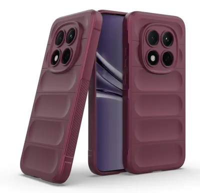 Produktbild von Handy Hülle für Xiaomi Redmi Note 15 Pro 5G Grip Case Cover Schutzhülle Softgrip Farbe: Burgunder Rot