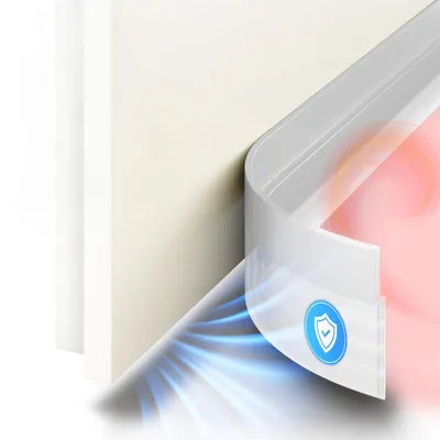 Produktbild von Türdichtung Selbstklebend Zuschneidbar Türbodendichtung Wärmedämmung Lichtschutz Staubschutz Zugluftstopper für Türen Fenster Haus Büro 2 m