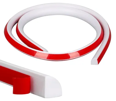 Image de Bandes de quartz décoratives adhésives pour angles (blanc, 5 mètres)
