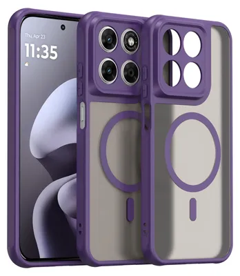 Produktbild von Magsafe Handyhülle für Motorola Moto G67 / G77 Hülle Magnet Case Cover Lila