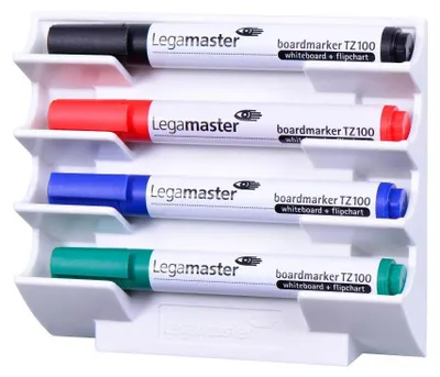 Produktbild von Legamaster 7-122000 Markerhalterung für Whiteboards, magnetisch, weiß