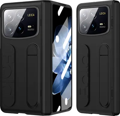 Obrázek produktu pro Pouzdro s popruhem na Xiaomi Mix Fold 4 vestavěnou ochranou displeje, stojánkem a ochrana pantu černé