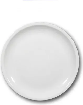 Image de Assiette plate porcelaine blanche x 6- D 27 cm - Roma