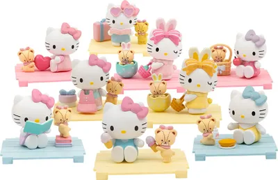 Image de Hello Kitty Minibox Sweetheart Playmates Figurine Taille unique