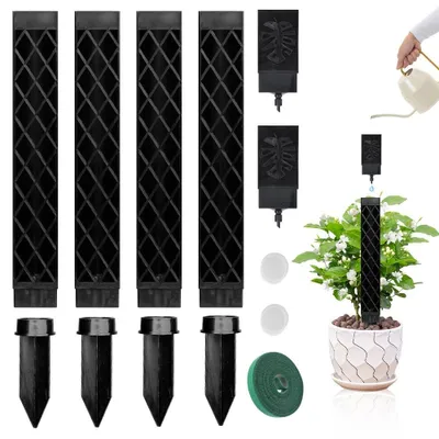 Produktbild von Omgoods – 4 Stück Kunststoff-Moosstäbe für Kletterpflanzen