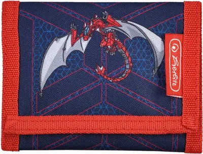 Produktbild von Herlitz Kinder Geldbörse / Geldbeutel / Portemonnaie / "Drache"