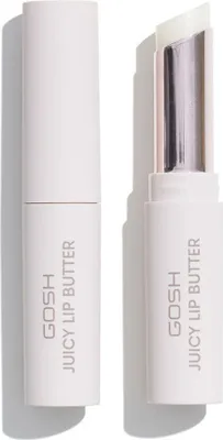 Produktbild von Gosh, Saftige Lippenbutter, hochpigmentierter, cremiger Lippenstift, 001, Sparkling Champagne, 2,8 g