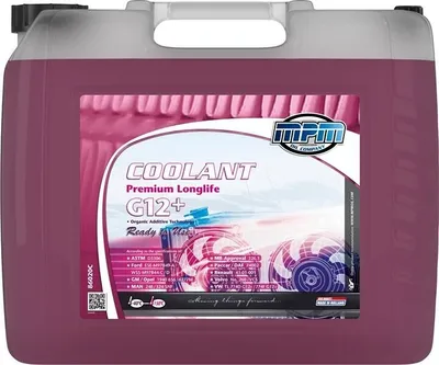 Produktbild von MPM Premium Longlife G12+ Kühlmittel Kühlerfrostschutz 20L Rot -40°°C +108°C Antifreeze Fertigmischung G12+