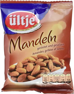 Produktbild von Ültje Mandeln, geröstet und gesalzen, 12er Pack (12 x 150 g)