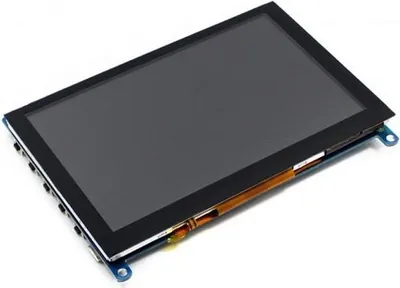 Produktbild von Display für Raspberry Pi 5"" 800x480 mit kapazitivem Touchpanel