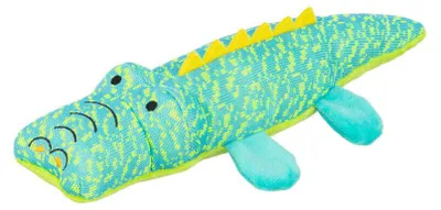 Produktbild von Kuscheltier für Hunde Trixie türkis Krokodil 33 cm Plüsch