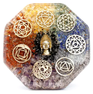 Imagen del producto de Orgonite de oficina - Buda Chakra -Grande