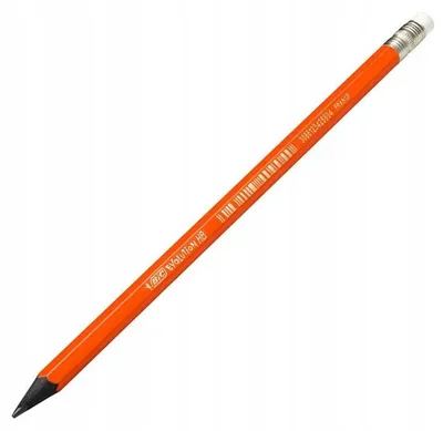 Produktbild von BIC Evolution FLUO Bleistift mit Radierer HB Ecolutions