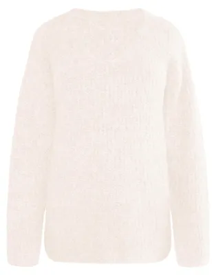 Produktbild von WAIS damen strickpullover - hellbeige melange, M/L
