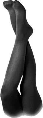 Produktbild von Damen Strumpfhose Blickdicht, Feinstrumpfhose 60 DEN, schwarz S/M