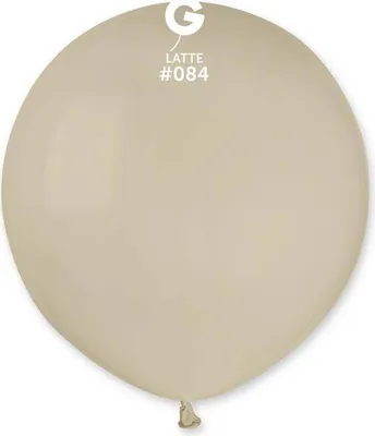 Produktbild von Pastell Latexballons Latte 84, 48cm, 25 Stk.