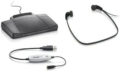Produktbild von Philips LFH5220 Kopfhörer Kabelgebunden Kopfband, im Ohr Schwarz, Silber