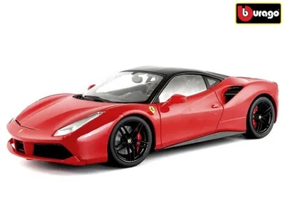 Image de Bburago 1:18 Ferrari 488 GTB Rouge