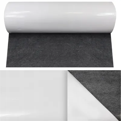 Produktbild von Filzstoff selbstklebend 100 x 100cm Filz Grau 2,5mm Bastelfilz Meterware Möbelgleiter Schubladeneinlage Kratzschutz