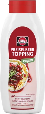 Zdjęcie produktu dla Schwartau żurawinowy sos deserowy gastro opakowanie 770ml
