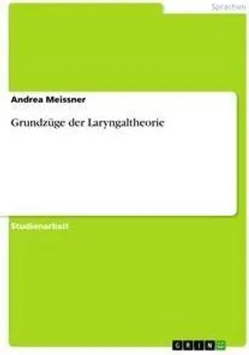 Produktbild von Grundzüge der Laryngaltheorie