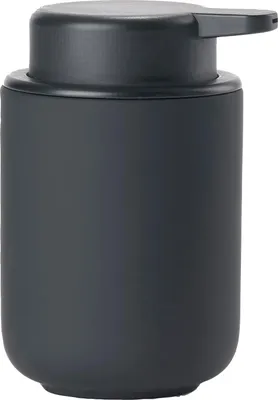 Image de Distributeur de savon Ume - Design scandinave - 1 pièce - noir - céramique - 250 ml