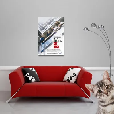Image de Beatles, The - Poster - Get Back + 1 paquet de tesa Powerstrips® - contenu 20 pièces