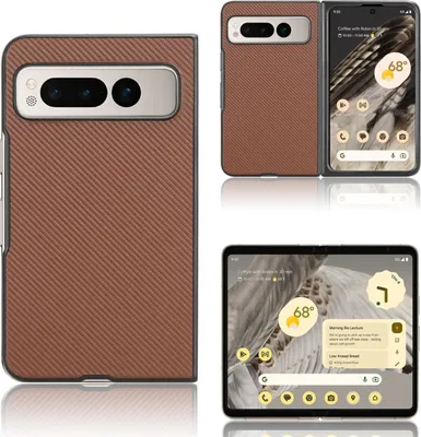 Produktbild von König Design Hülle kompatibel mit Kunststoff Soft Handyhülle - Handy Case Braun
