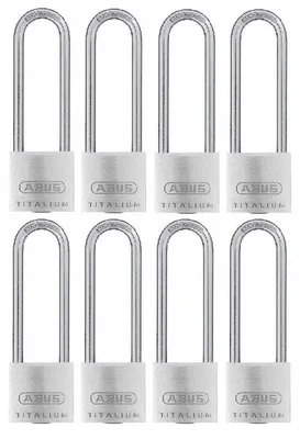 Image de Abus Titalium 30mm Lot de 8 Kłódki Système Clé Unique