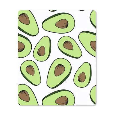 Produktbild von MuchoWow® Mauspad Mousepad Avocado - Muster - Pastell 30x40 cm - Mousepads - Maus Mat - Pad - Mausunterlage - Mausmatten
