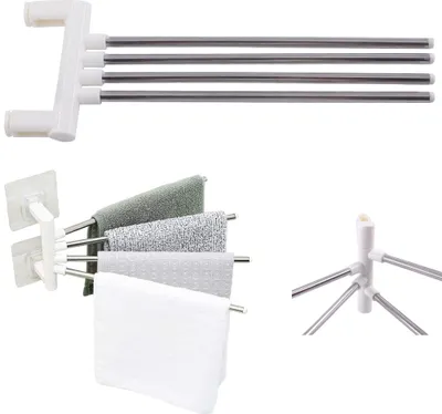 Obrázok produktu pre Verk 24370 Štvorramenný držiak uterákov