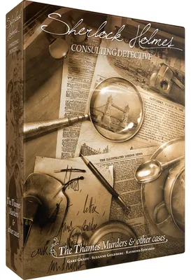 Produktbild von Asmodee Sherlock Holmes: Consulting Detective - The Thames Murders & Other Cases, Brettspiel, 14 Jahr(e), 90 min
