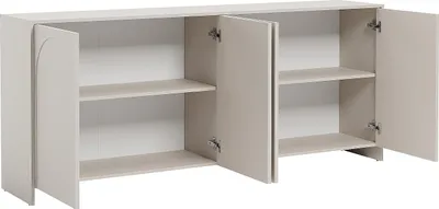 Produktbild von Kommode mit 4 Türen – Beige – NALYRA von Maison Céphy