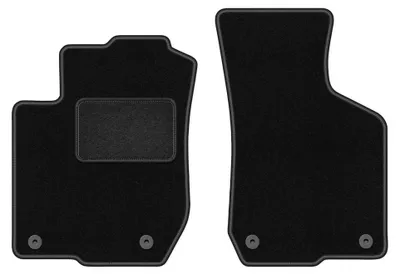 Immagine prodotto di Tappetini anteriori in moquette per Audi A3 8L 1996-2001 (hatchback) – 2 pezzi, neri, su misura – Wielganizator LUX