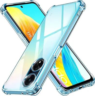 Zdjęcie produktu dla Silikonowe etui dla Oppo A98 5G - Przeźroczyste KP30012