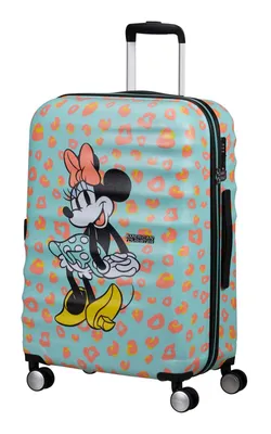 Obrázok produktu pre American Tourister Trolley Wavebreaker Disney Spinner 67 / 24 TSA Disney FL Minnie Pastel Dots tyrkysová