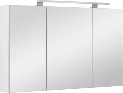 Zdjęcie produktu dla Szafka łazienkowa z lustrem oświetleniem lampką led lustrzana wisząca 100 cm