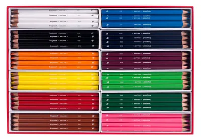 Image de Bruynzeel Set de crayons de couleur triple, 12x12 Couleurs