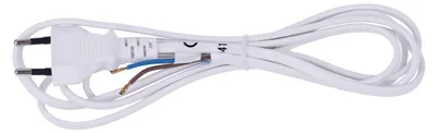 Produktbild von EMOS Netzkabel/Stromkabel/Ersatzkabel/Anschlusskabel, 3 m, Euro Stecker, für Leu