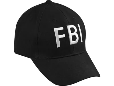 Produktbild von Mütze Cappy FBI verstellbar für Erwachsene Karneval Fasching