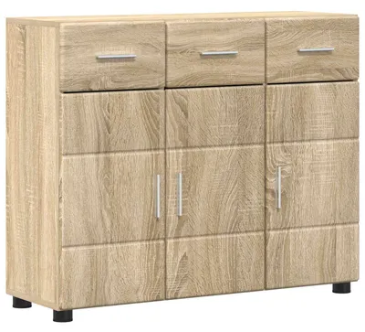 Obrázok produktu pre vidaXL Komoda FLORIN Sonoma dub 88,5 x 30,5 x 73 cm drevený materiál