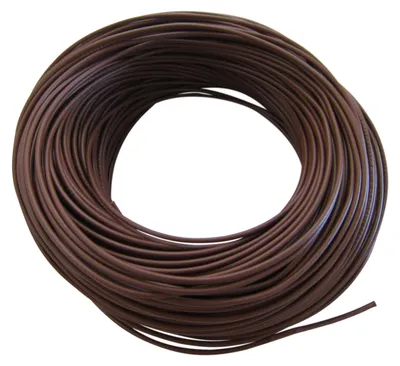Produktbild von Flexible FLRy 1,0mm² 5m Braun M. in Germany 0,44€/m KFZ LKW Kabel Litze Leitung
