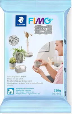 Produktbild von STAEDTLER lufttrocknende Modelliermasse Fimo Air 350g Granit 1 Stück