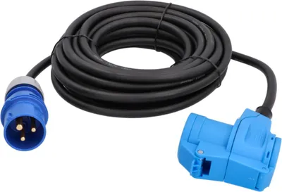 Produktbild von Unitec CEE-Verlängerung 3-polig H07RN-F 3 x 2,5 schwarz 25 m