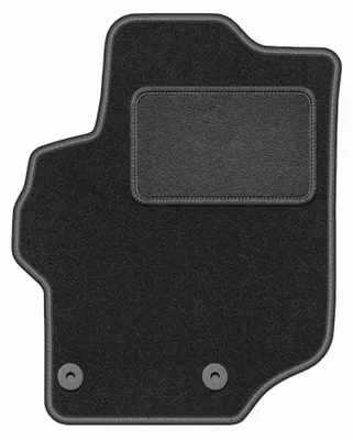 Image de Tapis conducteur en moquette pour Peugeot 301 2012- (berline) – 1 pièce, gris graphite, sur mesure – Wielganizator LUX