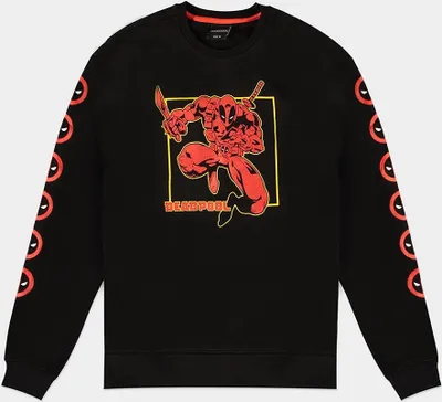 Produktbild von Deadpool Sweatshirt - The Logo - Men's Crewneck Sweater (schwarz) L