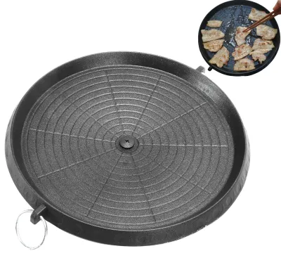 Immagine prodotto di Elzusha - Piastra per barbecue coreana con rivestimento in pietra, adatta per interni ed esterni