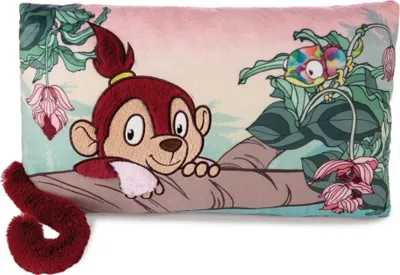 Produktbild von NICI Green Spring Summer Affe Tuula Kissen, Kopfkissen, Kuschelkissen, Dekokissen, 43 x 25 cm, 48965