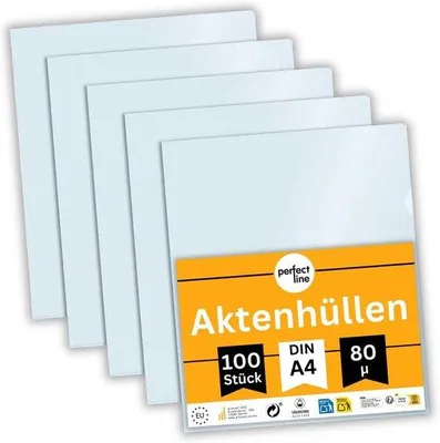 Zdjęcie produktu dla Przezroczyste spinacze do dokumentów – 100 sztuk – przezroczyste