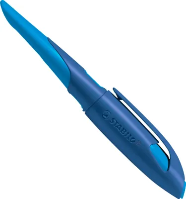 Obrázek produktu pro Plnicí pero STABILO EASYbirdy s levotočivým hrotem A půlnoční modrá/azurová